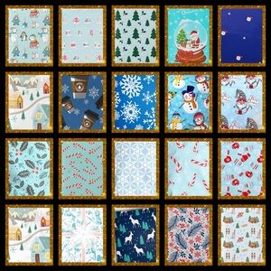 Poly Mailer Shipping Bags Christmas assortment